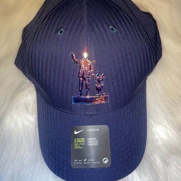 NWT Authentic Disney Park WDW 50th Anniversary EARIDESCENT unisex ballcap hat - Picture 2 of 10